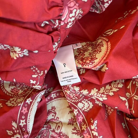 NEW Selkie The Ornament Foxglove Midi Dress Cotton Floral - Picture 7 of 12